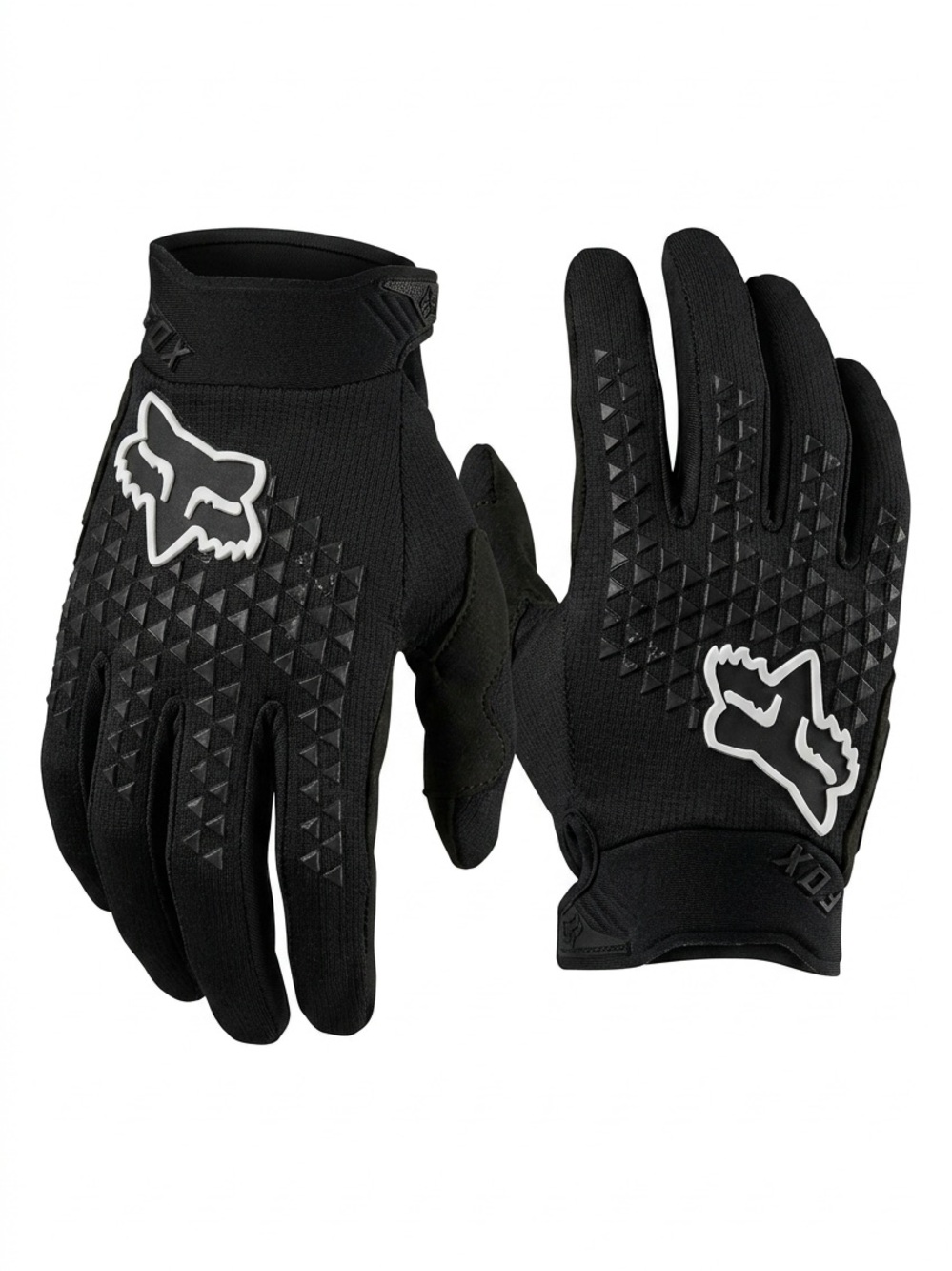 Fox Racing Youth Large YL Black Dirt Bike Motocross MTB Gloves